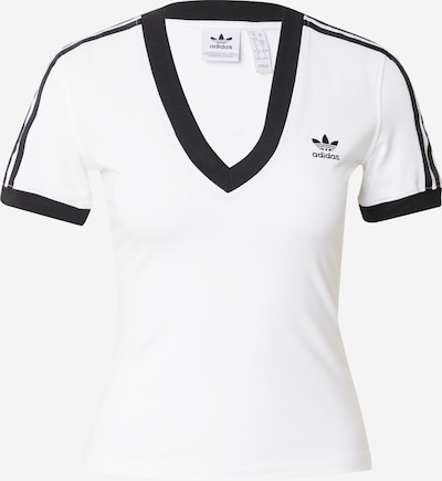 ADIDAS ORIGINALS T-shirt en noir / blanc, Vue avec produit