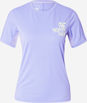 T-shirt fonctionnel 'SUNRISER' THE NORTH FACE en violet : devant