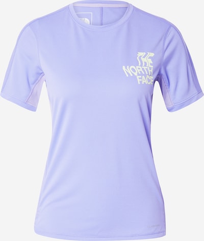 THE NORTH FACE T-shirt fonctionnel 'SUNRISER' en jaune pastel / lilas / violet clair / blanc, Vue avec produit