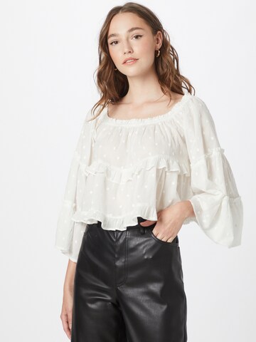 ABOUT YOU Blouse 'Clara' in Wit: voorkant