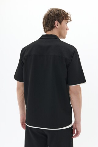 Matinique Regular fit Overhemd in Zwart