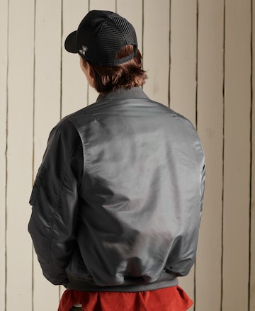 Superdry Between-Season Jacket 'MA1' in Grey