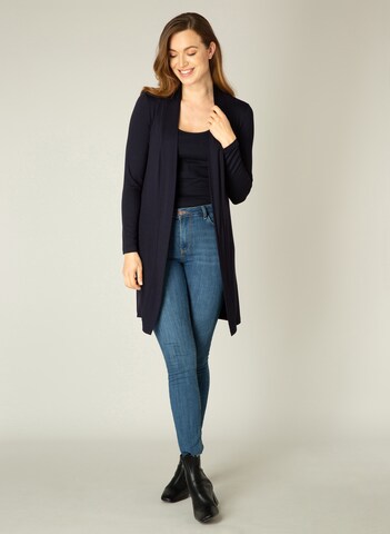 BASE LEVEL Knit Cardigan 'Yayla' in Blue