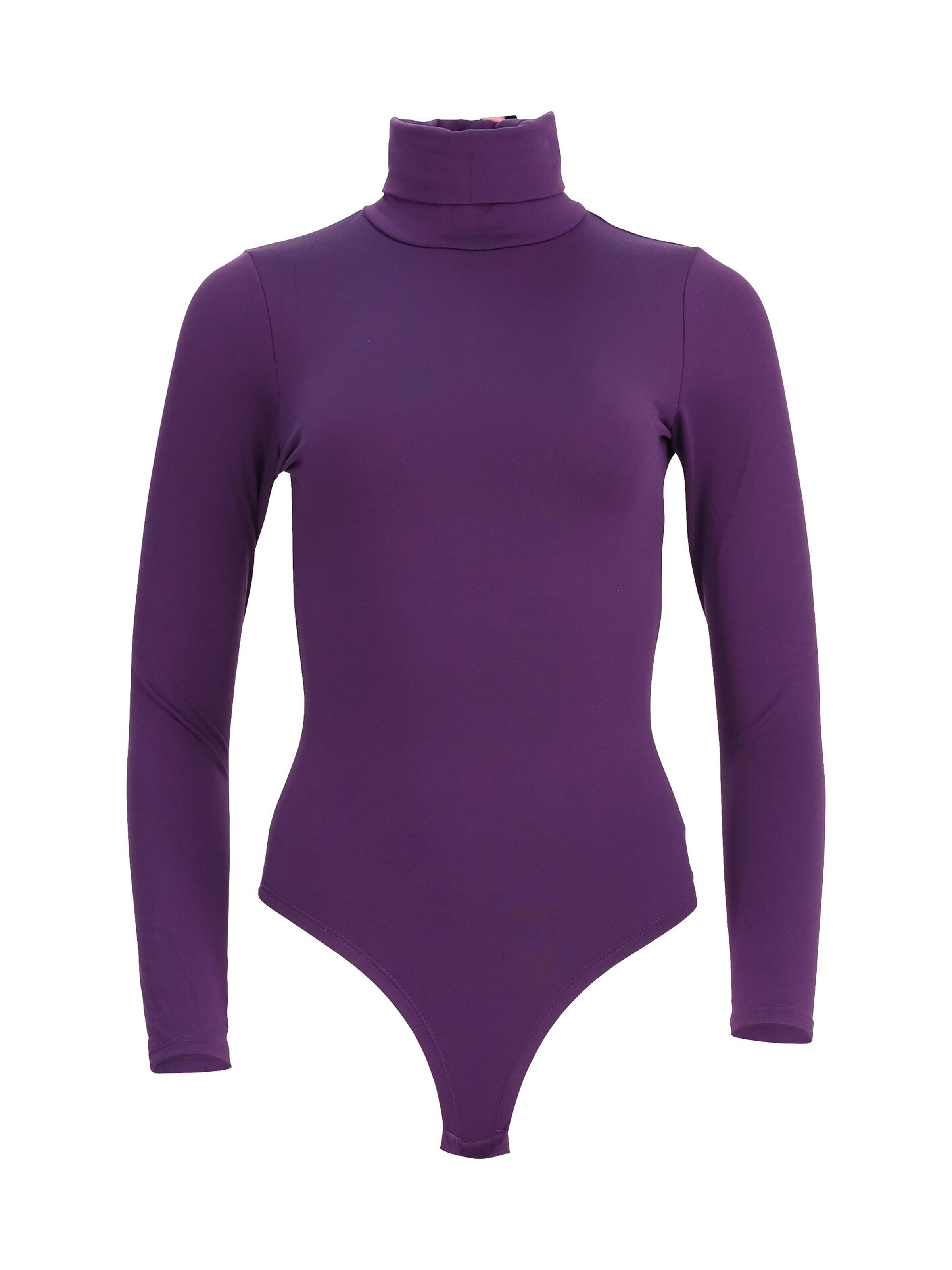 Easy Young Fashion Bodysuit in Purple: front