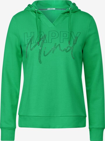 CECIL Sweatshirt in Green: front