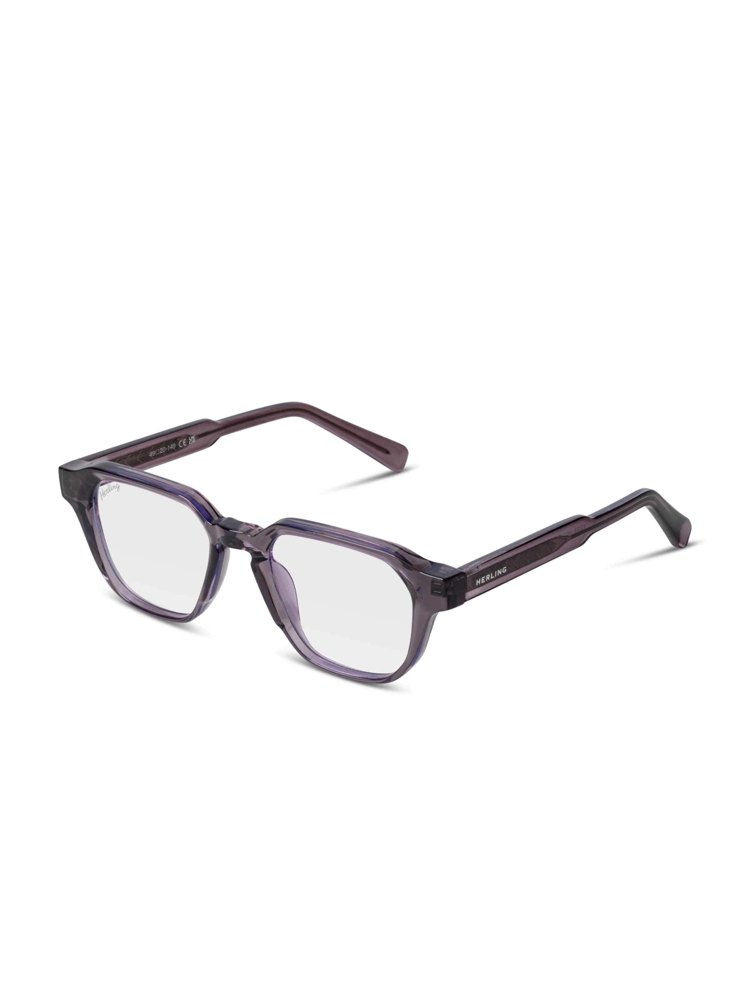Herling Glasses 'Zane Blue Light' in Grey: front