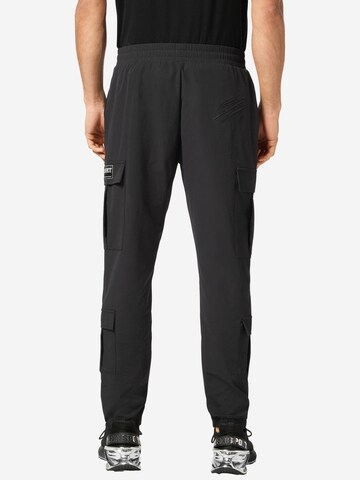 Regular Pantalon cargo Plein Sport en noir
