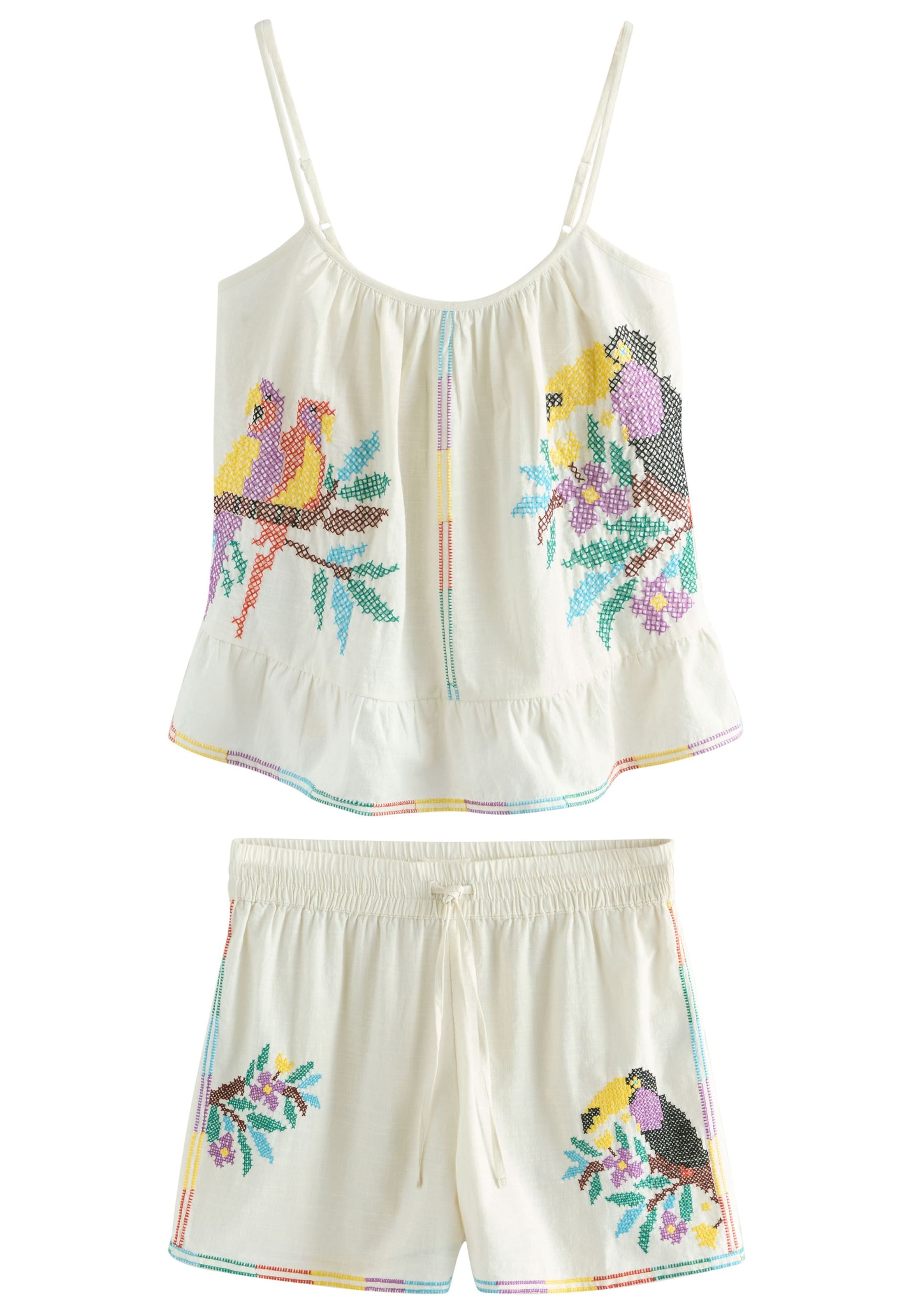 Pyjama Next en blanc : devant