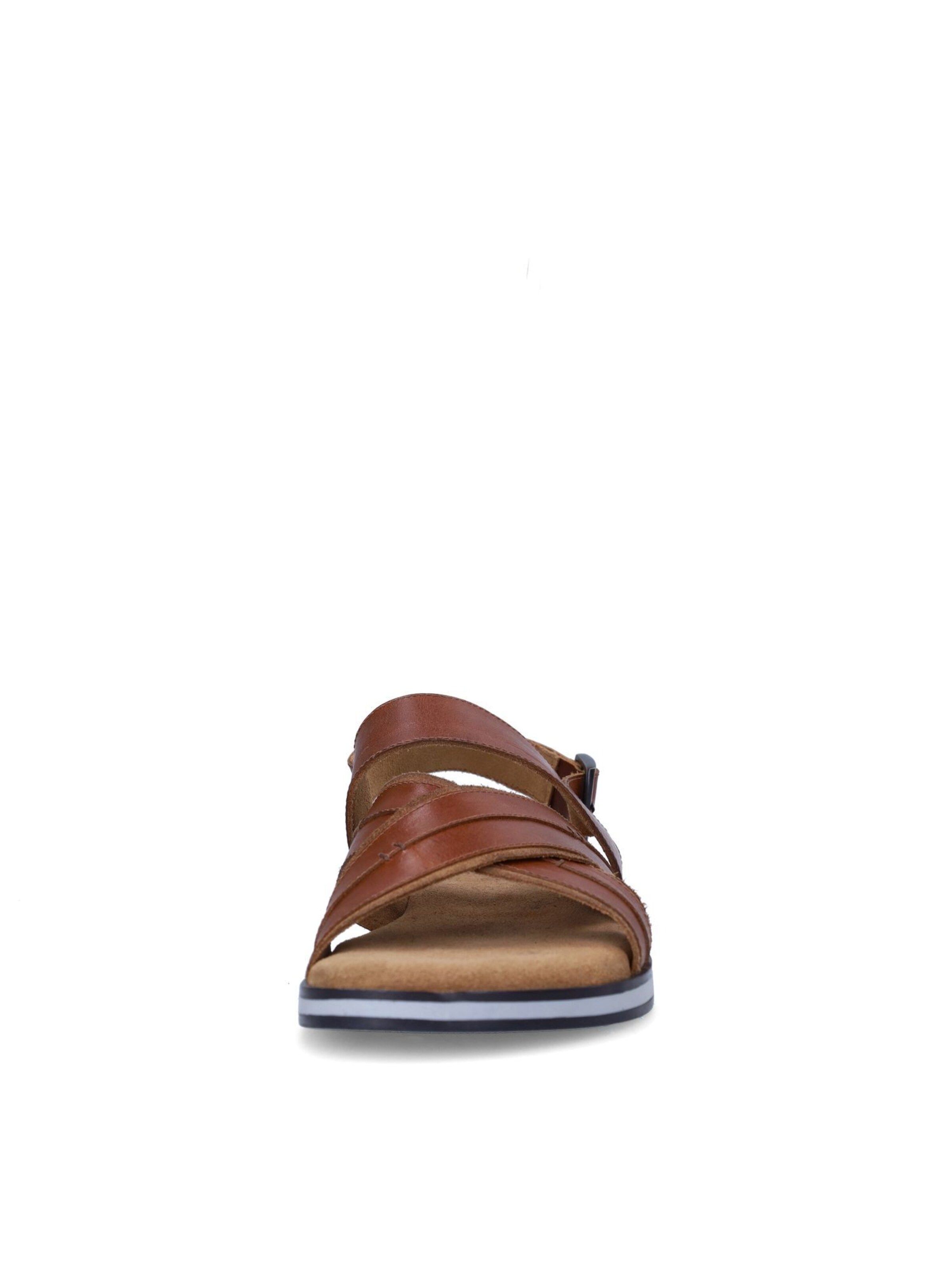 Sandales no stress en marron