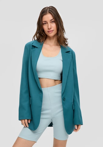 Blazer QS en bleu : devant