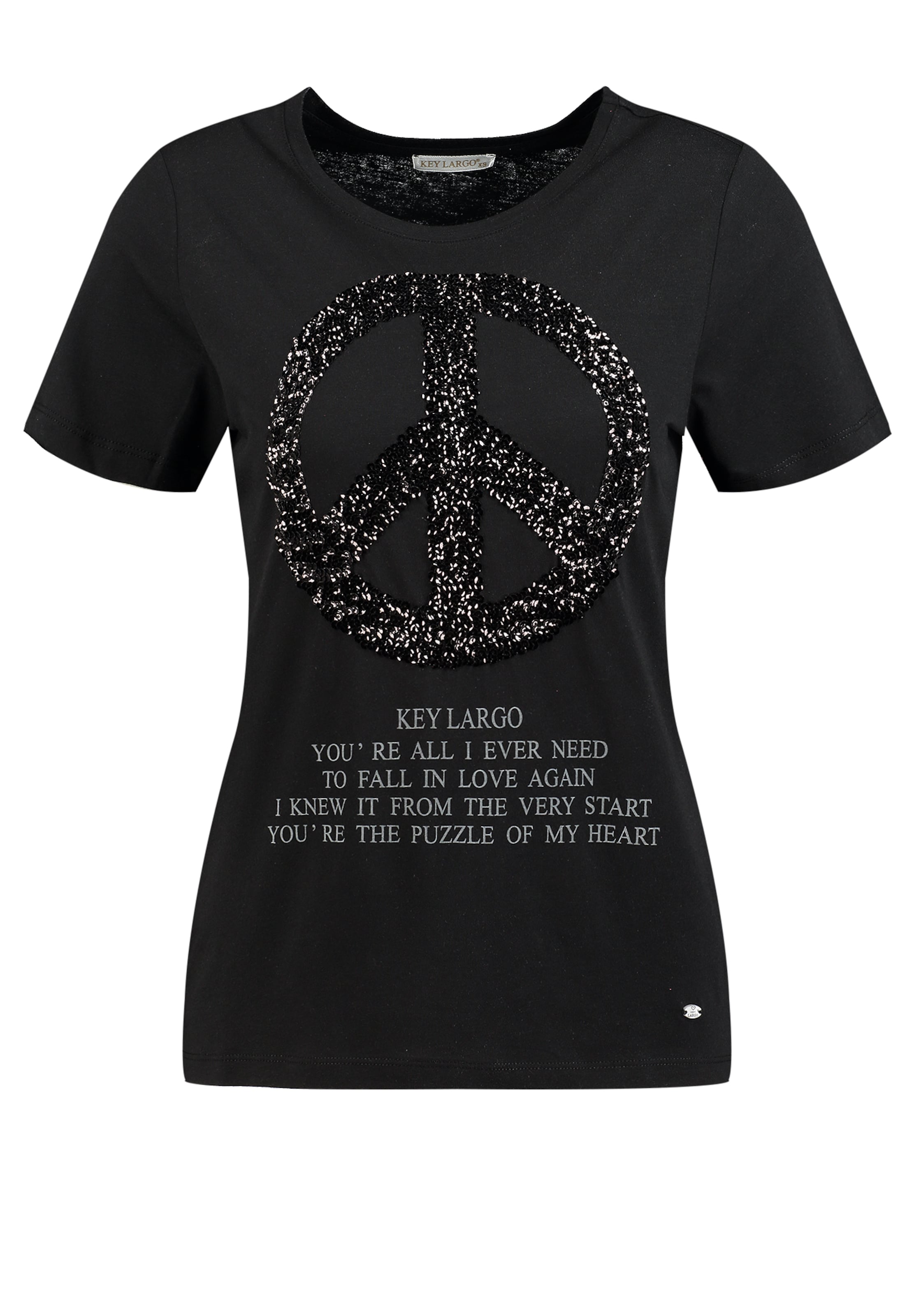 Key Largo Shirt 'Pax' in Black: front