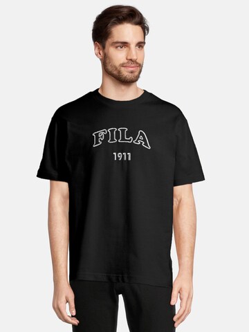Maglietta 'TRIPOLI' di FILA in nero: frontale