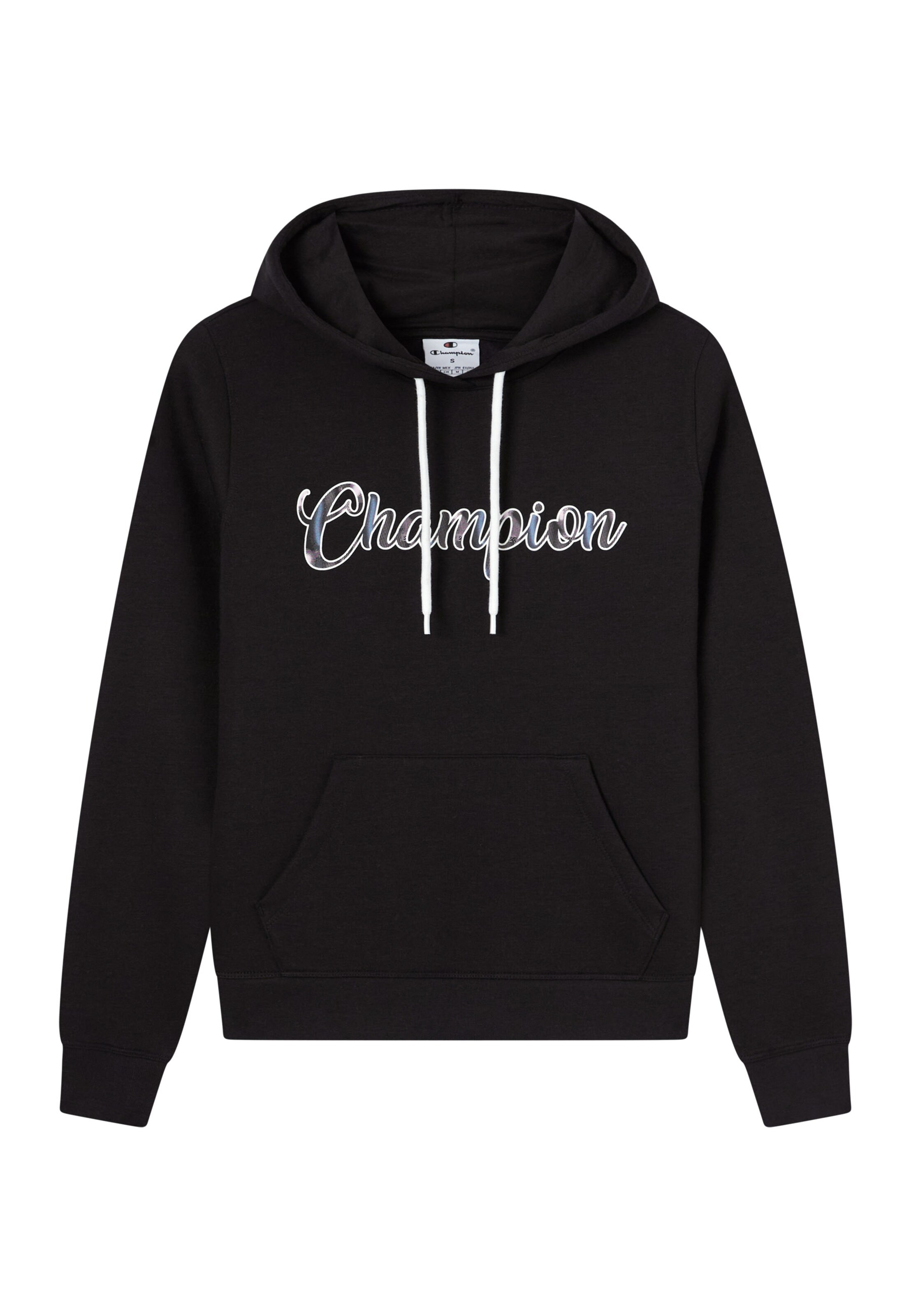 Champion Authentic Athletic Apparel Sweatshirt in Black: front