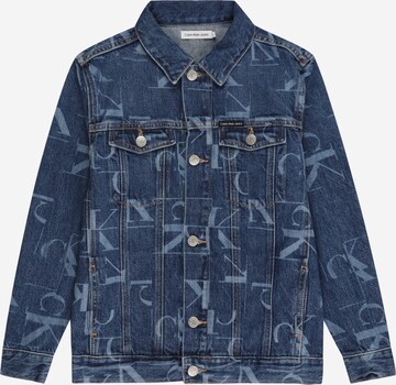 Calvin Klein Jeans Tussenjas in Blauw: voorkant