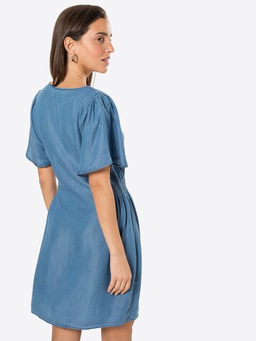 Robe-chemise ICHI en bleu