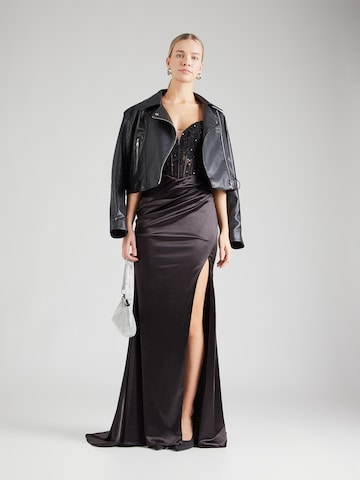 LUXUAR Večerna obleka | črna barva