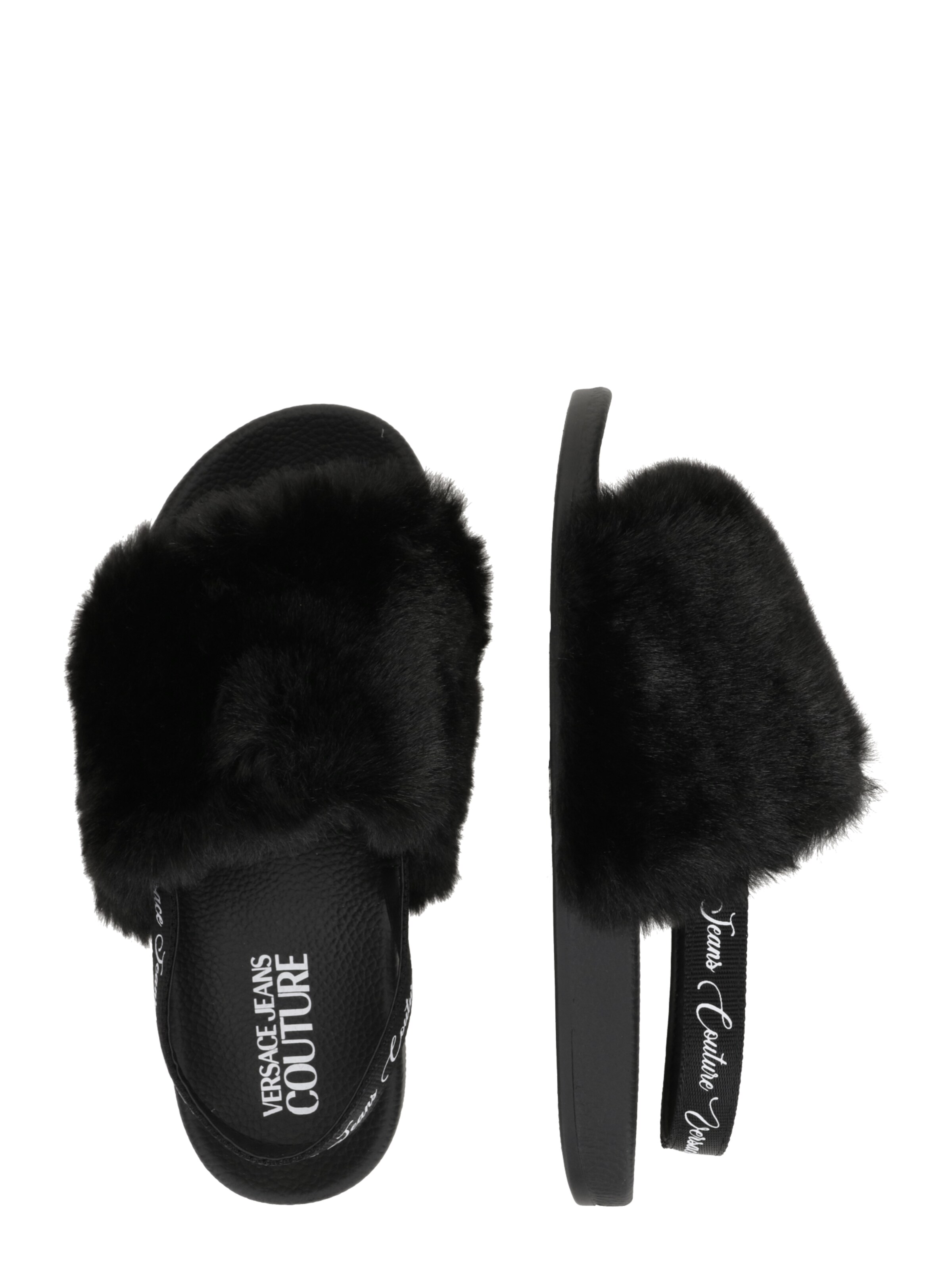 juoda Versace Jeans Couture Šlepetės