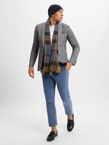 Coupe slim Veste de costume Finshley & Harding London en gris