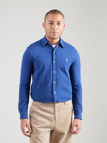Regular fit Camicia di Polo Ralph Lauren in blu: frontale
