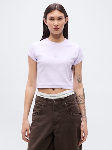 Maglietta di Calvin Klein Jeans in lilla: frontale