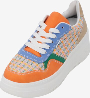 Rieker Sneakers laag 'M7812' in Oranje: voorkant