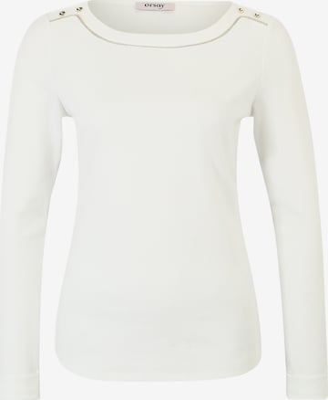 Orsay Shirt 'Lurexmilano ' in White: front