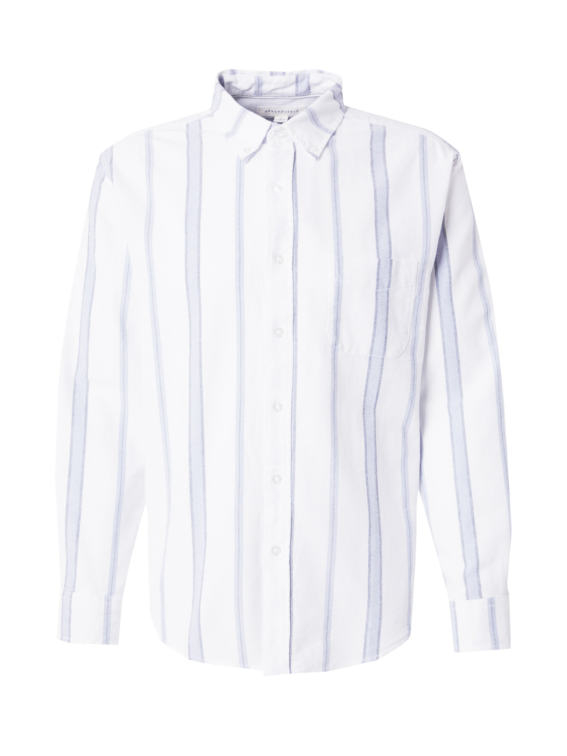 AÉROPOSTALE Средняя посадка Рубашка в Белый: спереди