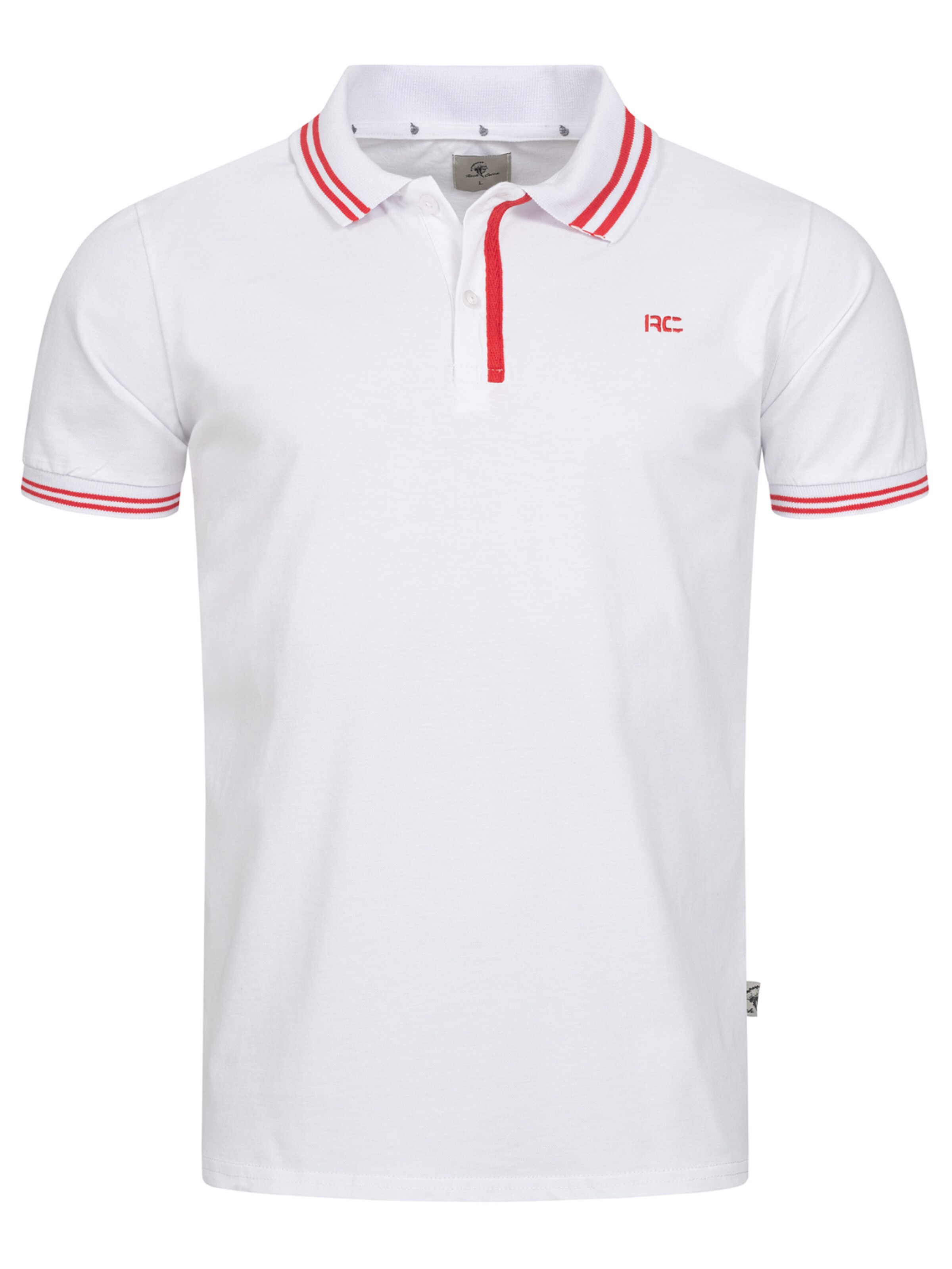 Rock Creek Poloshirt in Weiß: Vorderseite