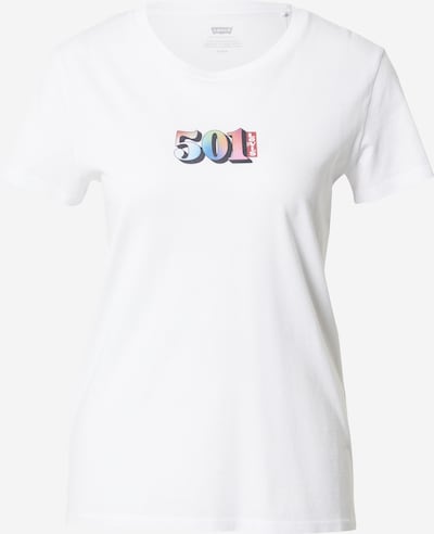 LEVI'S T-Shirt in himmelblau / hellgrün / altrosa / pastellrot / weiß, Produktansicht