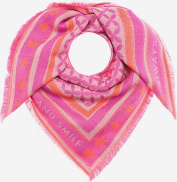 Zwillingsherz Scarf i rosa: framsida