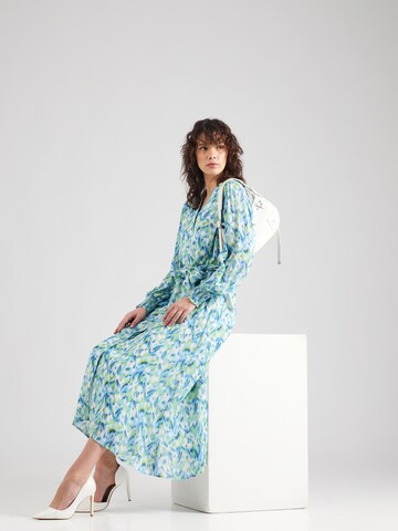 Esqualo Shirt Dress in Blue