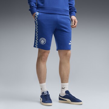 PUMA Regular Sportbroek in Blauw: voorkant