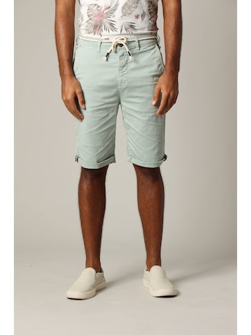Coupe slim Pantalon 'Karma' Deeluxe en vert