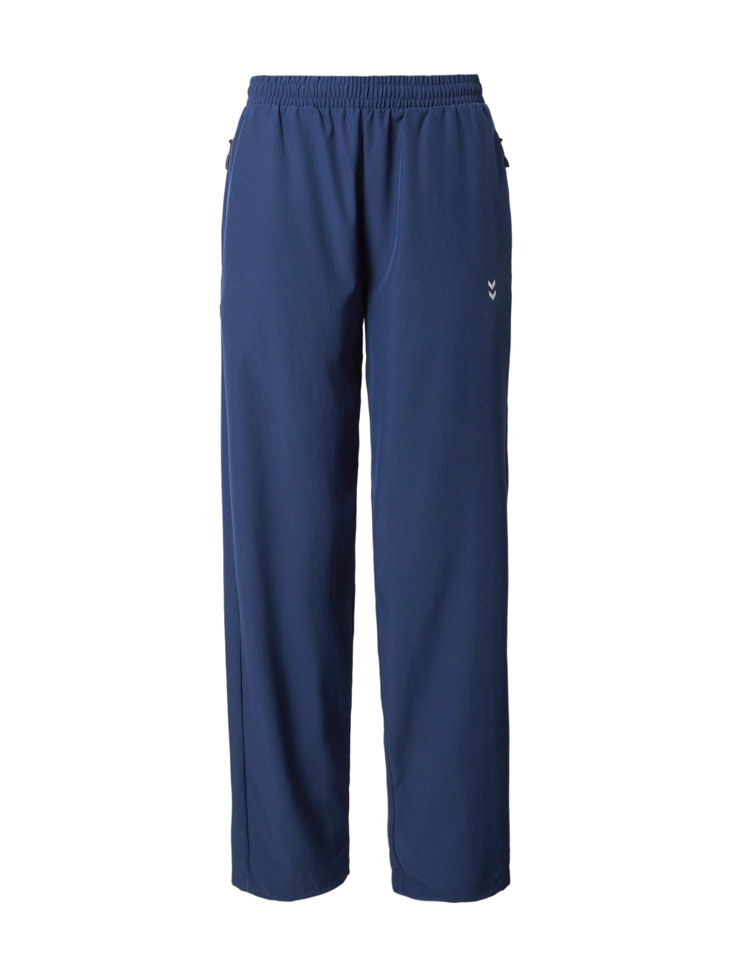 Hummel Regular Sportbroek 'Fast' in Blauw: voorkant
