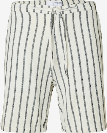 SELECTED Shorts 'SLHREGSAL' in Beige: Vorderseite