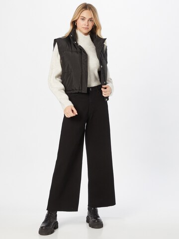 FIVEUNITS Wide Leg Jeans 'Abby' in Schwarz