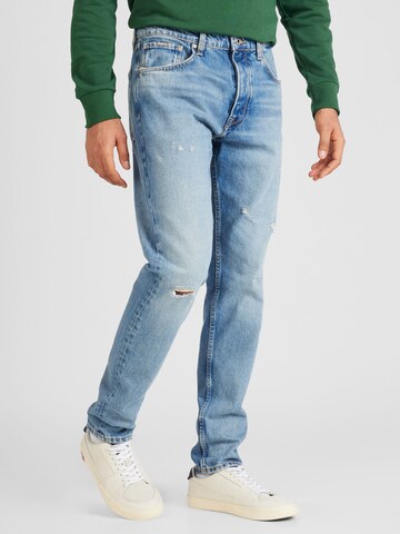 Pepe Jeans Конический (Tapered) Джинсы в Синий: спереди