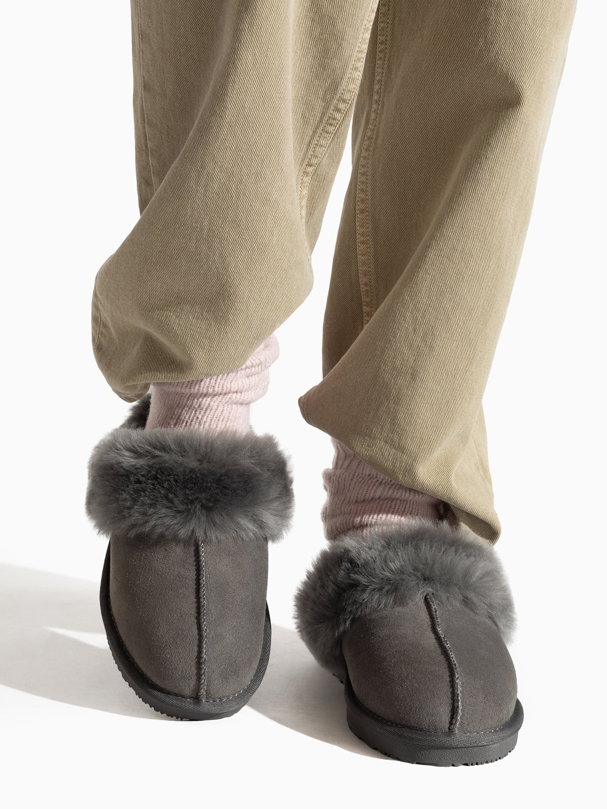 Gooce Hausschuh 'Wispper' in Grau