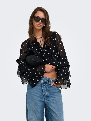 ONLY Bluse 'ONLNovara' in Schwarz