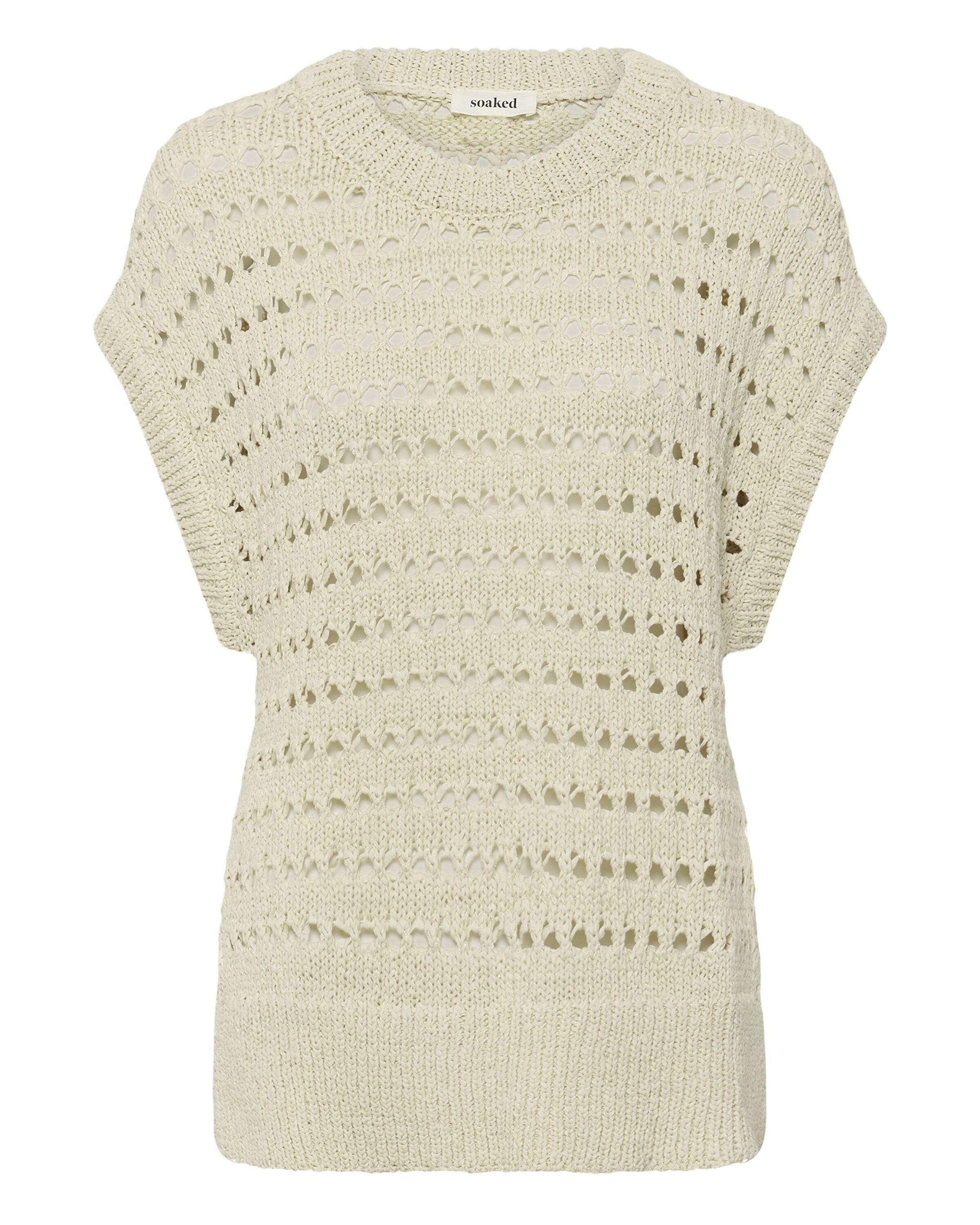 SOAKED IN LUXURY Pullover 'SLDiaz' in Weiß: Vorderseite