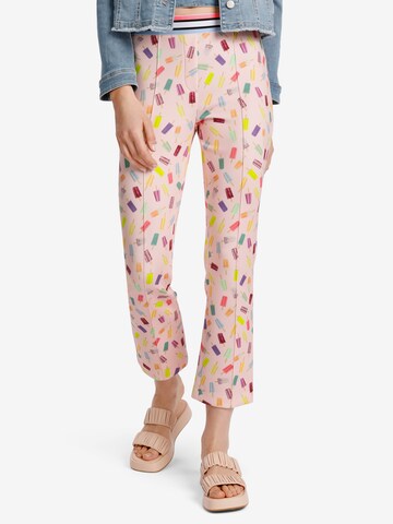 Marc Cain Regular Pants 'Frederica' in Pink: front