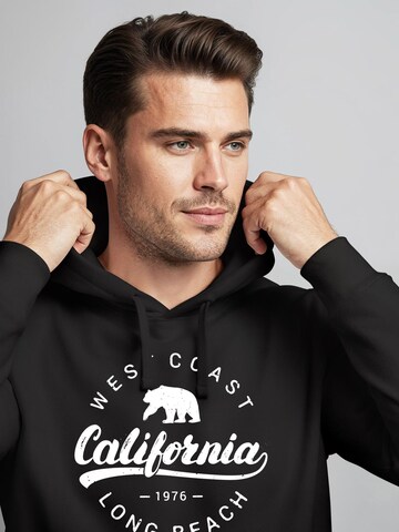 Neverless Sweatshirt 'Westcoast California' in Black