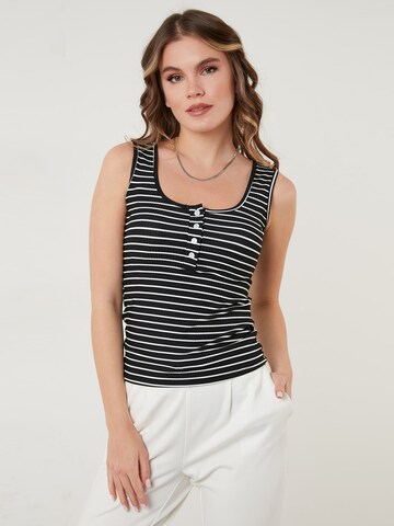 LELA Top 'Lela' in Black: front