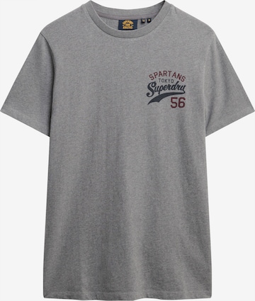 T-Shirt Superdry en gris : devant