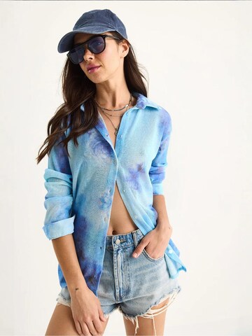 Chemisier Bianco Lucci en bleu