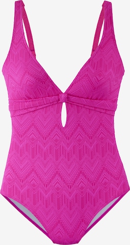 Maillot de bain BUFFALO en rose : devant