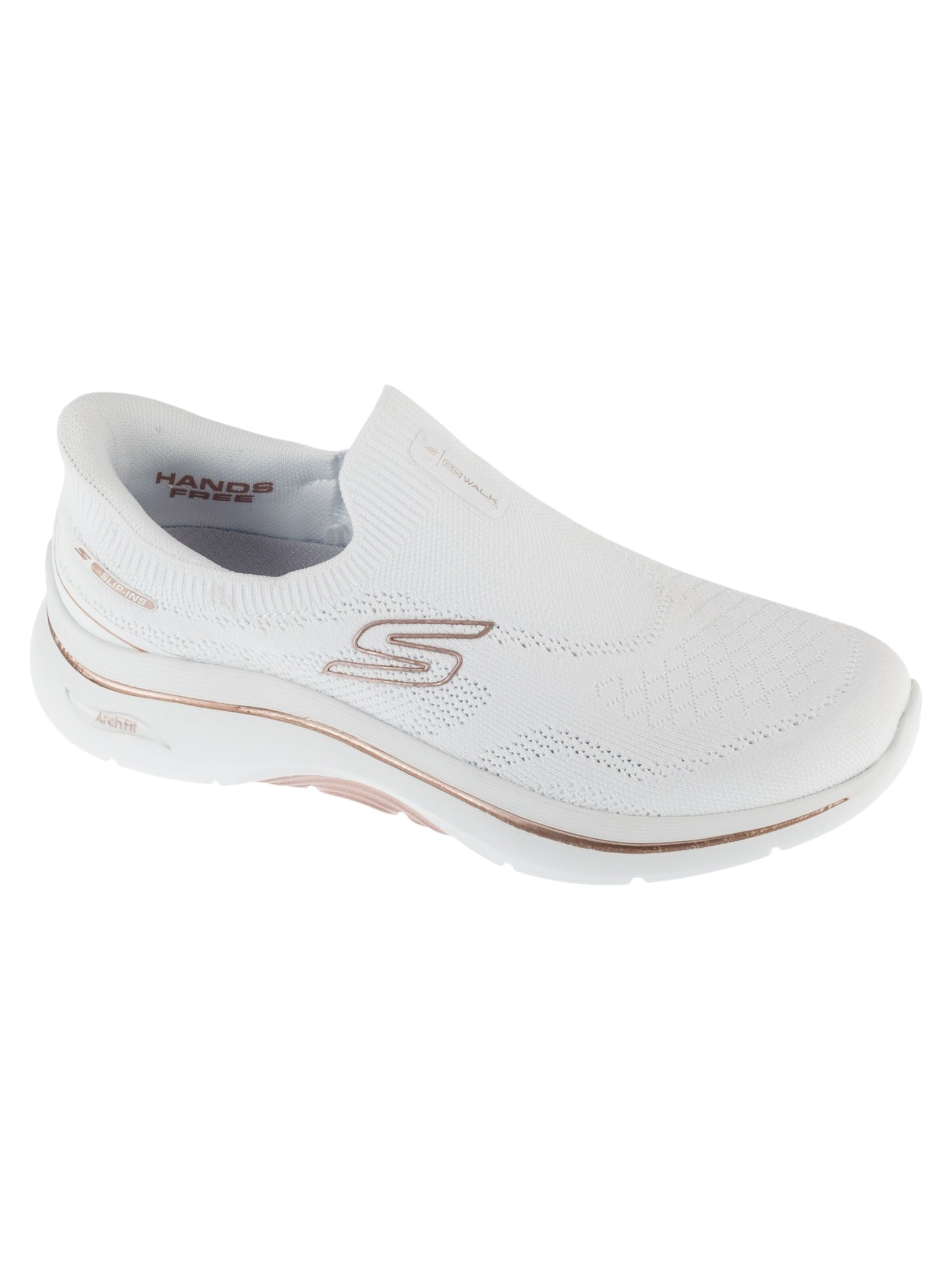SKECHERS Slip-on 'Skechers Go Walk  2.0' in Wit: voorkant