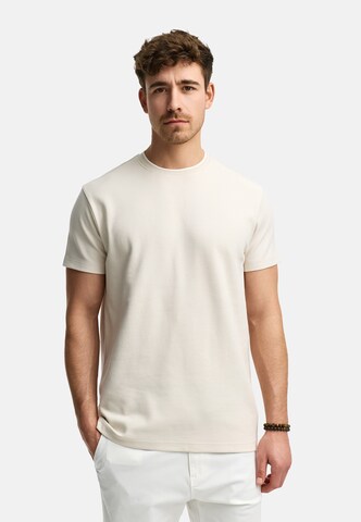 INDICODE JEANS Shirt 'Sandt' in Beige: voorkant