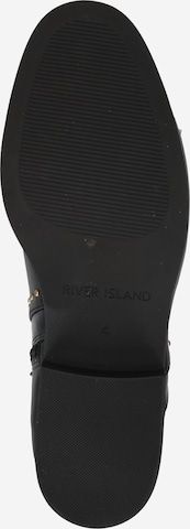 River Island Chelsea Boots 'EMBOSS BUCKLE' in Black