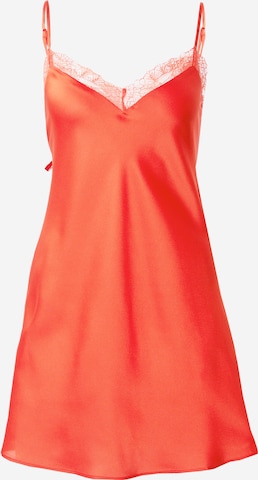 ETAM - Camisa de noite 'SENTIMENT' em laranja: frente